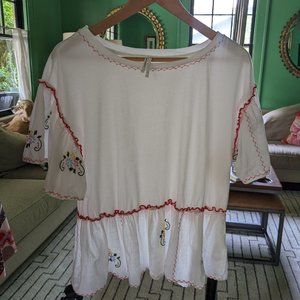 Anthropologie Boho top size small